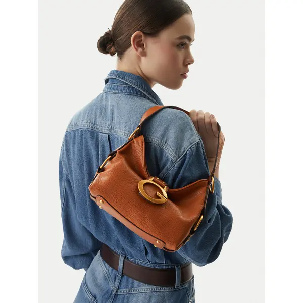 Guess Torbica Guess Camden Mini HWBB93 08720 Smeđa