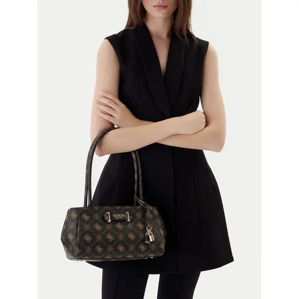 Guess Torbica Guess Carrie Logo HWGP98 98080 Smeđa