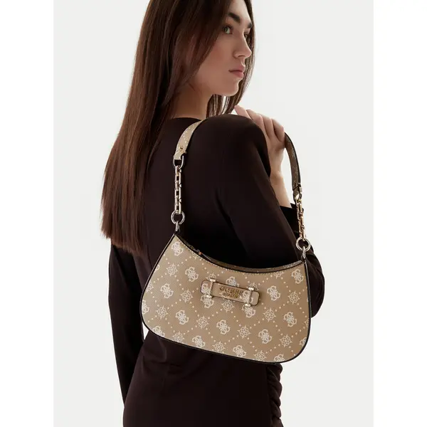 Guess Torbica Guess Carrie Logo HWGP98 98180 Bež