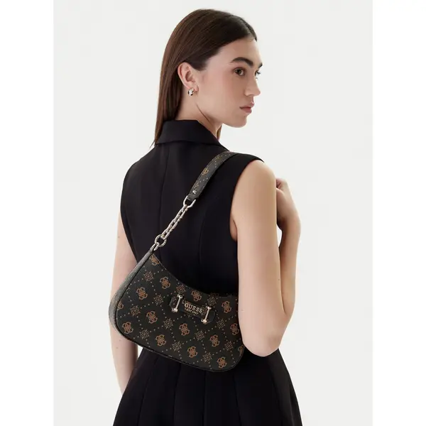 Guess Torbica Guess Carrie Logo HWGP98 98180 Smeđa