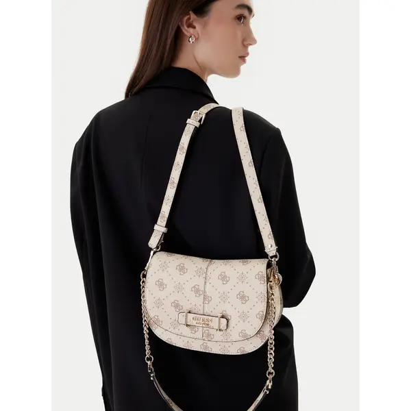 Guess Torbica Guess Carrie Logo HWGP98 98200 Écru