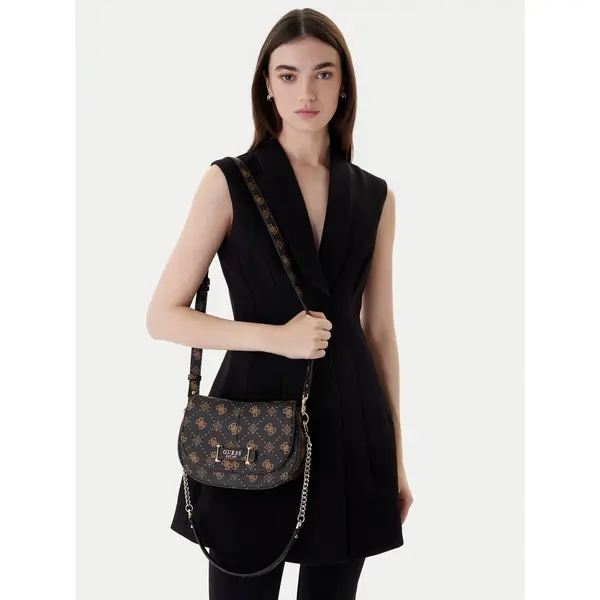 Guess Torbica Guess Carrie Logo HWGP98 98200 Smeđa