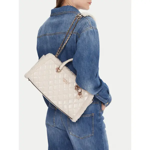 Guess Torbica Guess Cristi HWTG81 39090 Écru