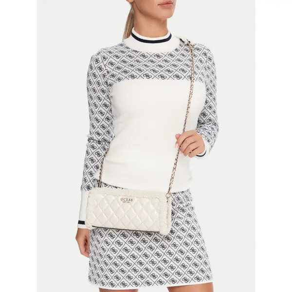Guess Torbica Guess Cristi Mini HWTG81 39720 Écru