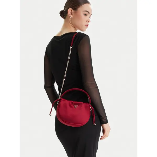Guess Torbica Guess Elsie Mini HWSE96 50750 Tamnocrvena