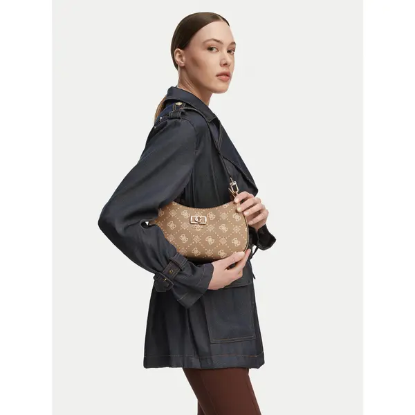 Guess Torbica Guess Emelie Logo HWGP99 28180 Bež