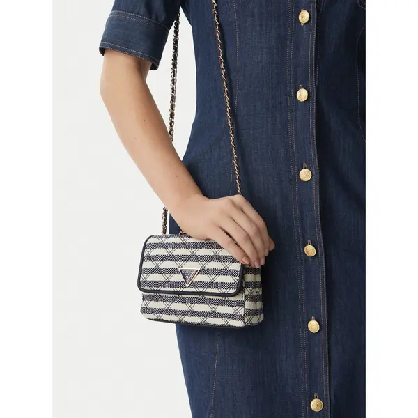 Guess Torbica Guess Giully II Mini HWAG96 73740 Tamnoplava