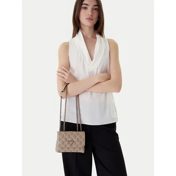 Guess Torbica Guess Giully II Mini HWQG96 73740 Bež