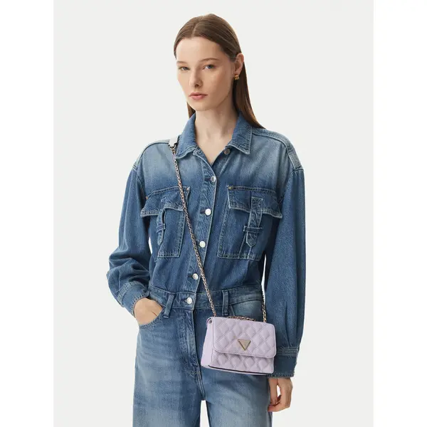 Guess Torbica Guess Giully II Mini HWQG96 73740 Ljubičasta