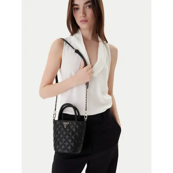 Guess Torbica Guess Giully II Mini HWQG96 73760 Crna