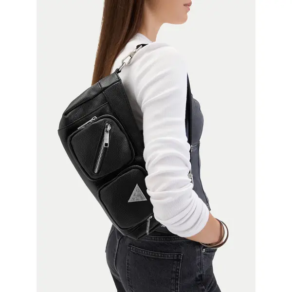 Guess Jeans Torbica Guess Jeans CWBEO-GUESS-B-007-09 Crna