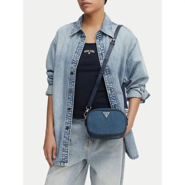 Guess Jeans Torbica Guess Jeans CWBEO-GUESS-B-012-09 Tamnoplava