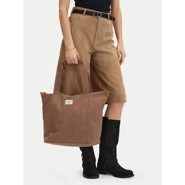 Guess Jeans Torbica Guess Jeans CWBEO-GUESS-B-016-09 Smeđa