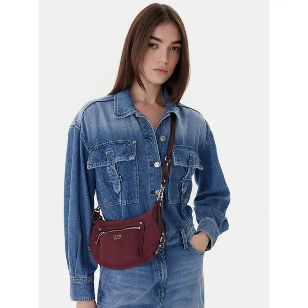 Guess Torbica Guess Marsha Mini HWSG95 01720 Tamnocrvena