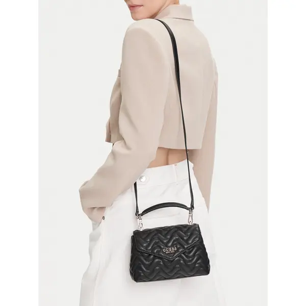Guess Torbica Guess Melisandra Mini HWQG96 53780 Crna
