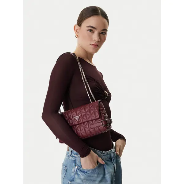 Guess Torbica Guess Paisleigh HWQG98 83210 Tamnocrvena