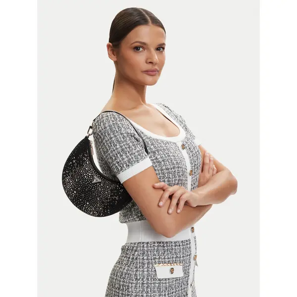 Guess Torbica Guess Tasmin Mini HWEG99 31720 Crna