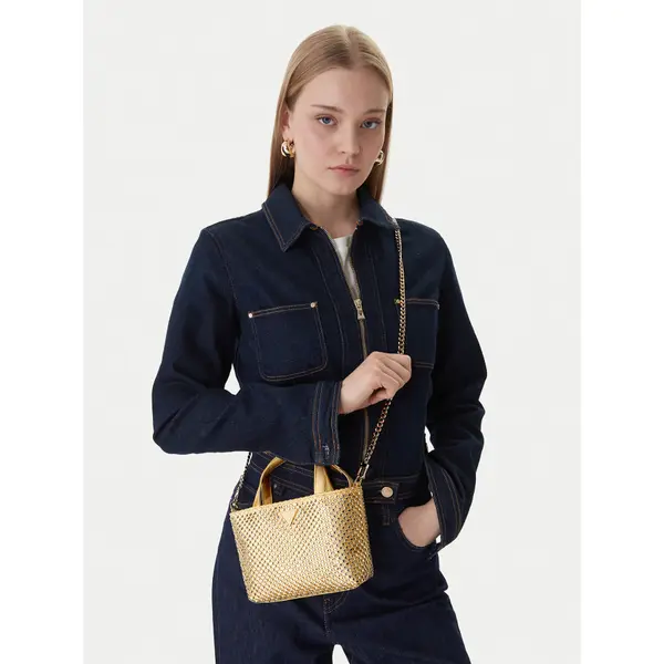 Guess Torbica Guess Tasmin Mini HWRG99 31750 Zlatna