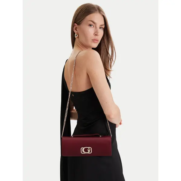 Guess Torbica Guess Zalina Mini HWSE93 50720 Tamnocrvena