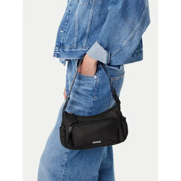 HUGO Torbica HUGO Bel Shoulder 50547092 Crna