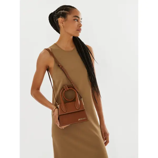 JACQUEMUS Torbica JACQUEMUS Le Chiquito Noeud 213BA005-3072 Smeđa