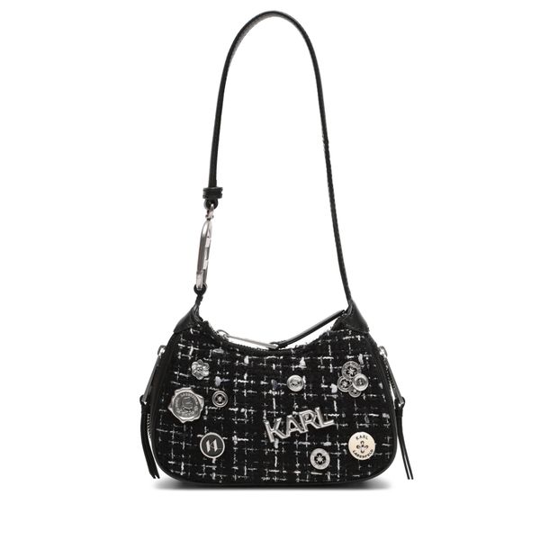 KARL LAGERFELD Torbica KARL LAGERFELD 226W3079 Blck/Wht A998