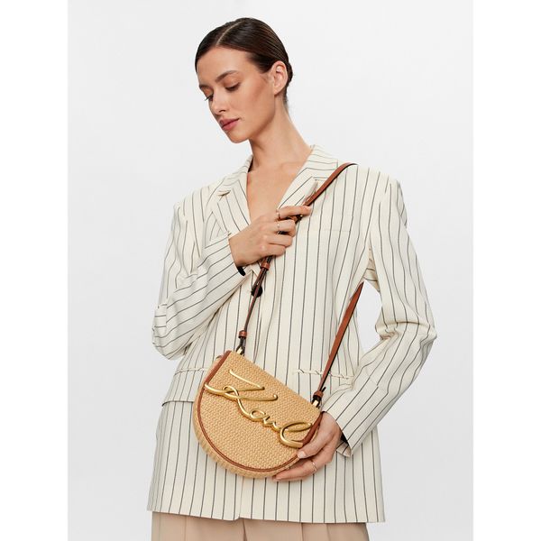 KARL LAGERFELD Torbica KARL LAGERFELD 231W3043 Natural/Sudan Brown