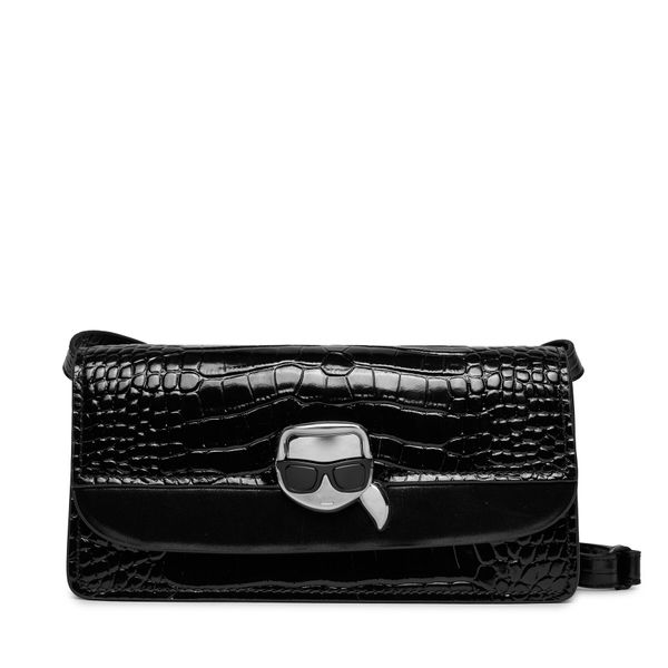 KARL LAGERFELD Torbica KARL LAGERFELD 235W3241 A980 Metallic Black