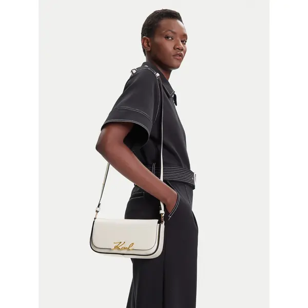 Karl Lagerfeld Torbica KARL LAGERFELD A1W30039 Écru