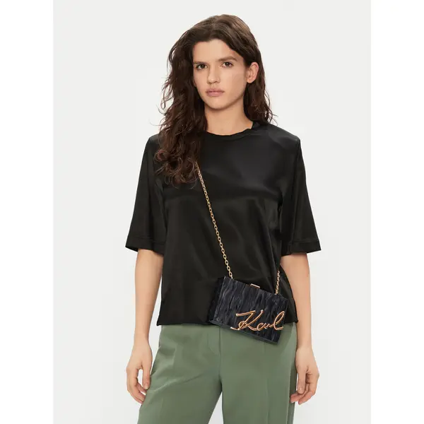 Karl Lagerfeld Torbica KARL LAGERFELD A1W30124 Crna