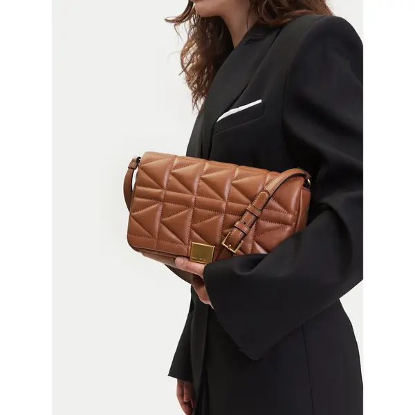 Karl Lagerfeld Torbica KARL LAGERFELD A1W30437 Smeđa