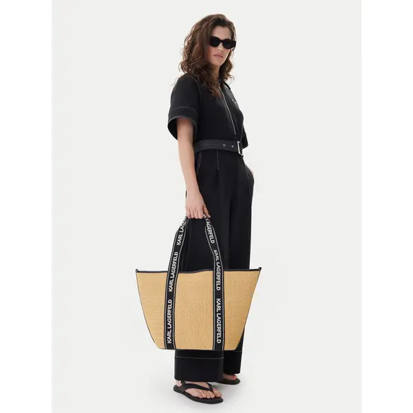 Karl Lagerfeld Torbica KARL LAGERFELD A1W46074 Bež