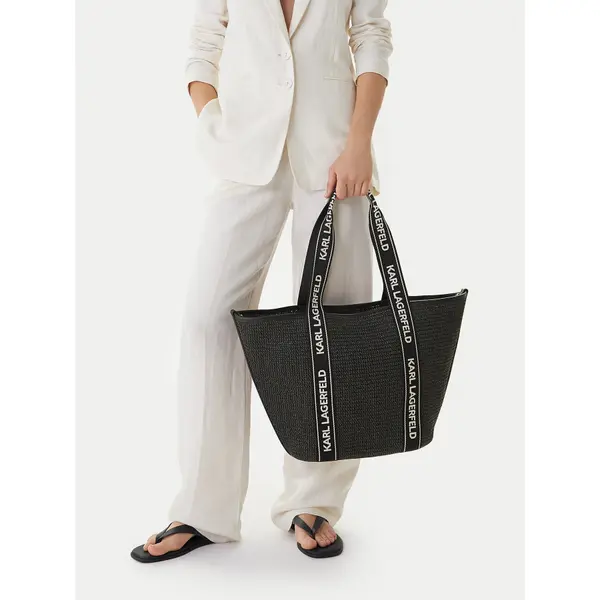 Karl Lagerfeld Torbica KARL LAGERFELD A1W46074 Crna