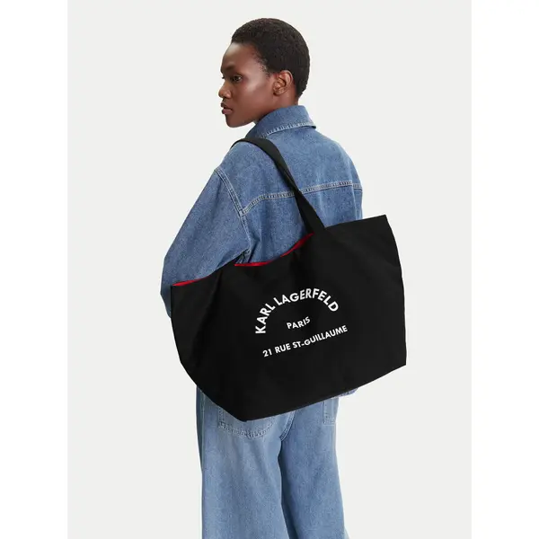 Karl Lagerfeld Torbica KARL LAGERFELD A1W50006 Crna
