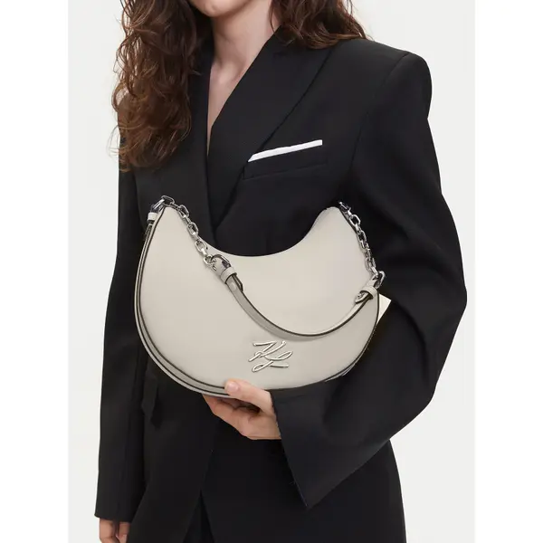 Karl Lagerfeld Torbica KARL LAGERFELD A2W30019 Écru