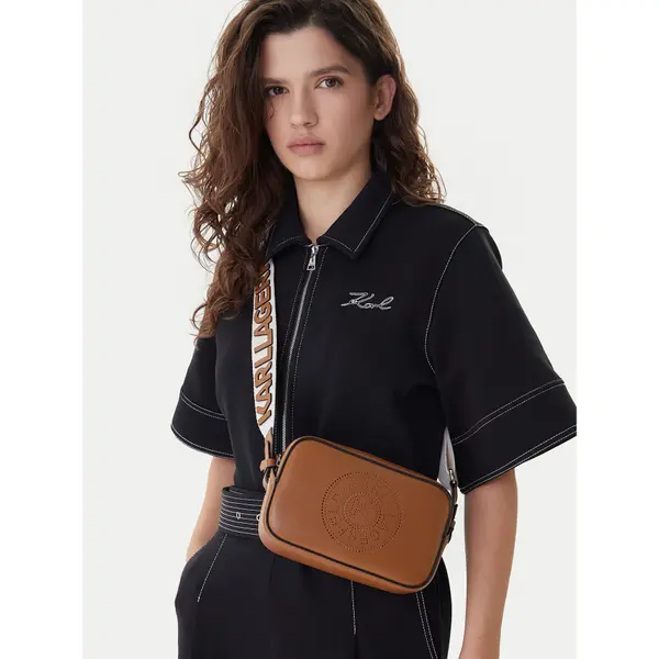 Karl Lagerfeld Torbica KARL LAGERFELD A3W30310 Smeđa