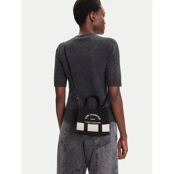 Karl Lagerfeld Torbica KARL LAGERFELD A3W50027 Crna