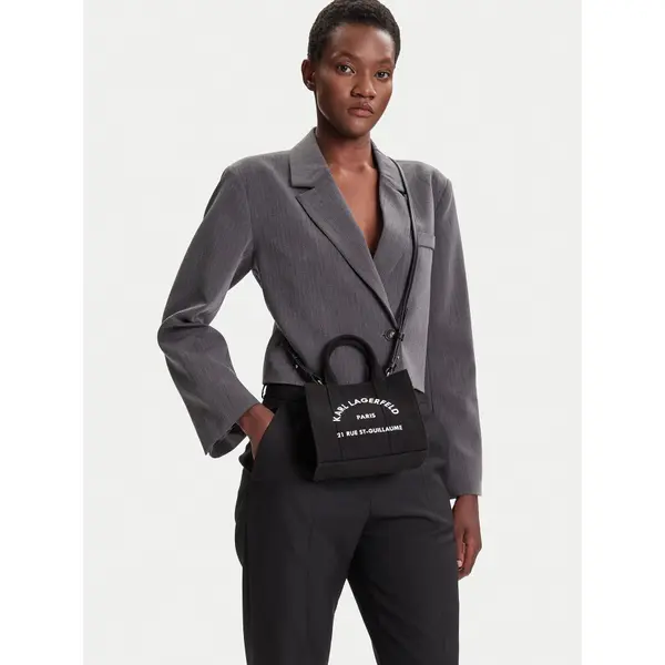 Karl Lagerfeld Torbica KARL LAGERFELD A3W50118 Crna