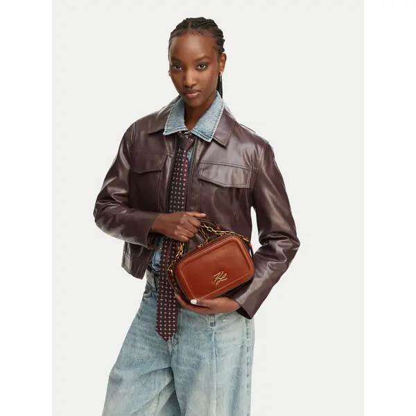Karl Lagerfeld Torbica KARL LAGERFELD B1W30269 Smeđa