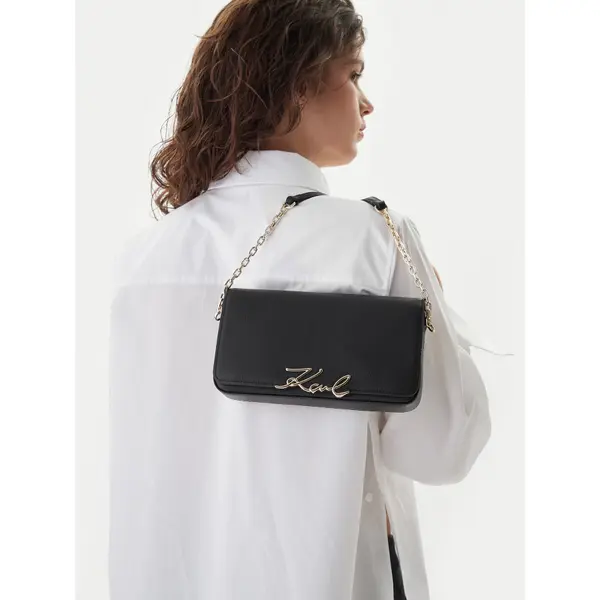 Karl Lagerfeld Torbica KARL LAGERFELD B1W32037 Crna