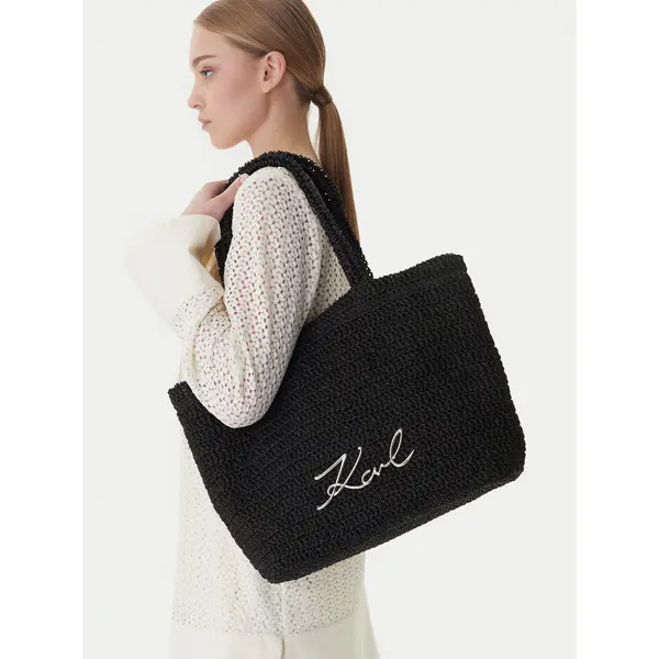 Karl Lagerfeld Torbica KARL LAGERFELD B1W46079 Crna