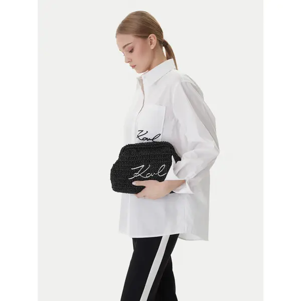 Karl Lagerfeld Torbica KARL LAGERFELD B1W46083 Crna