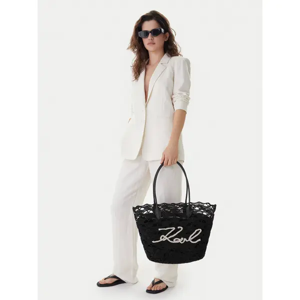 Karl Lagerfeld Torbica KARL LAGERFELD B1W46094 Crna
