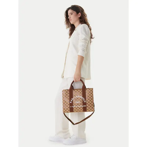Karl Lagerfeld Torbica KARL LAGERFELD B1W50021 Smeđa