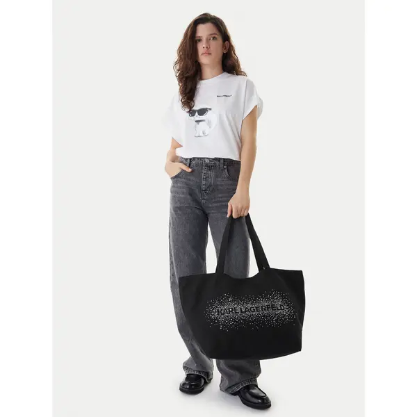 Karl Lagerfeld Torbica KARL LAGERFELD B1W50087 Crna