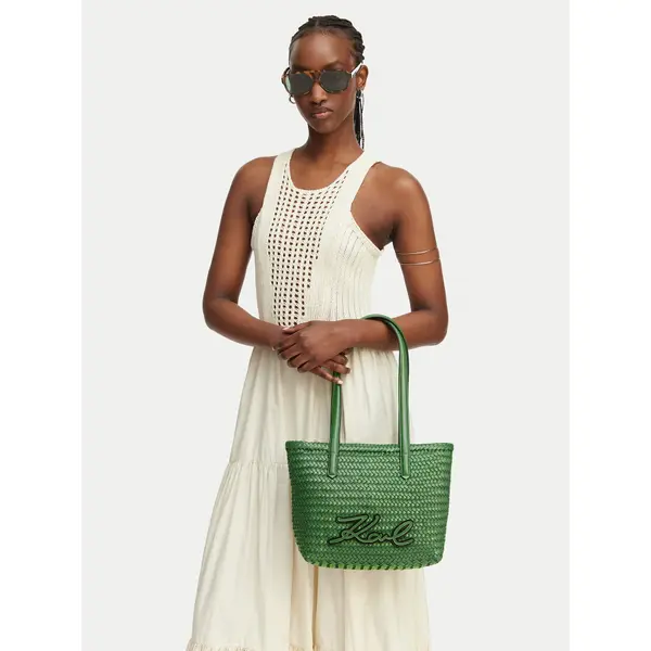 Karl Lagerfeld Torbica KARL LAGERFELD B2W30206 Zelena