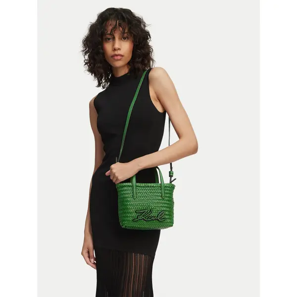Karl Lagerfeld Torbica KARL LAGERFELD B2W30224 Zelena