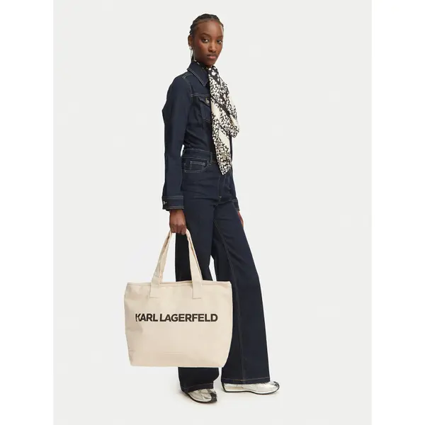 Karl Lagerfeld Torbica KARL LAGERFELD B2W50099 Krem