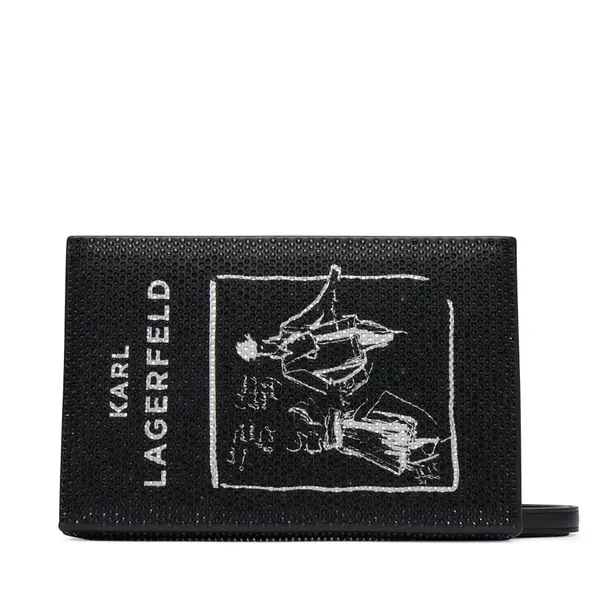 Karl Lagerfeld Torbica KARL LAGERFELD B3W30110 Crna