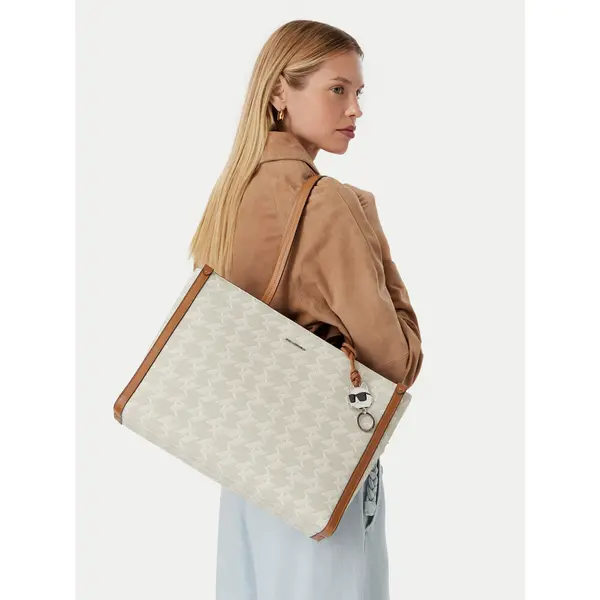 Karl Lagerfeld Torbica KARL LAGERFELD B3W30136 Krem